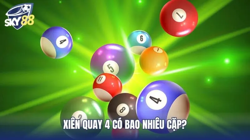 Trả lời thắc mắc xiên quay 4 có bao nhiêu cặp